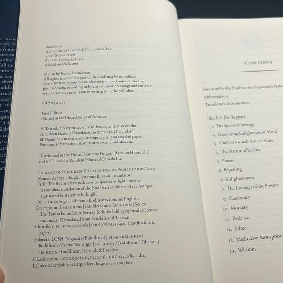 The Bodhisattva Path To Unsurpassed Enlightenment A Complete Translation - Picture 3 of 4